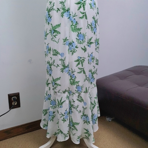 Disney Princess Floral Rose Ruffle Chiffon Dress Size M - Picture 6 of 16